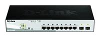 D-Link DGS-1210-08P/E 8-poorts Gigabit PoE Smart Managed Switch met 2 SFP-poorten - Alleen EU-netsnoer - thumbnail