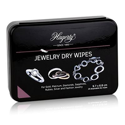 Hagerty Jewelry dry wipes 25 Stuks
