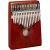 Sela SE 247 Kalimba Mahogany 17 Red met beschermhoes