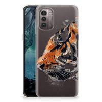 Hoesje maken Nokia G21 | G11 Watercolor Tiger - thumbnail
