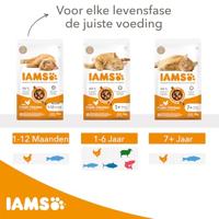 Iams Senior kattenvoer met verse kip 2 x 3 kg - thumbnail