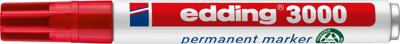 Viltstift edding 3000 rond 1.5-3mm rood