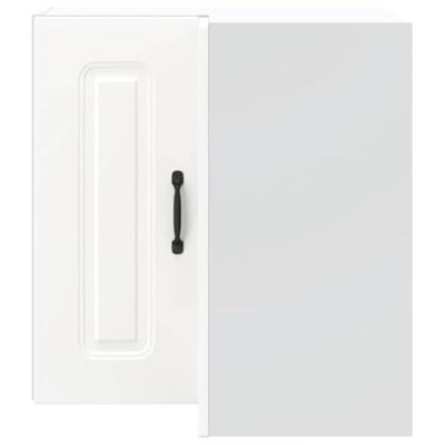 Keukenwandhoekkast Kalmar bewerkt hout wit Keukenwandhoekkast Kalmar bewerkt hout wit