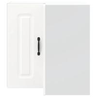 Keukenwandhoekkast Kalmar bewerkt hout wit - thumbnail