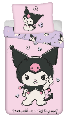 Kuromi Dekbedovertrek 140 X 200 cm - 70x90 cm - katoen