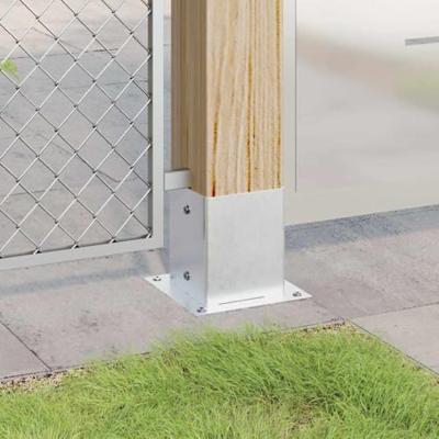 Spokkels vierkant 4 st gegalvaniseerd staal zilverkleurig Spokkels vierkant 4 st gegalvaniseerd staal zilverkleurig