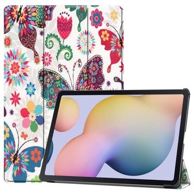 3-Vouw sleepcover hoes - Samsung Galaxy Tab S7 Plus / Tab S8 Plus - Vlinders 3-Vouw sleepcover hoes - Samsung Galaxy Tab S7 Plus / Tab S8 Plus - Vlinders