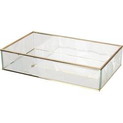 Sieradendoos 29x17x6 cm Glas Rechthoek Juwelendoos Sieradenbox