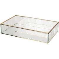 Sieradendoos 29x17x6 cm Glas Rechthoek Juwelendoos Sieradenbox - thumbnail