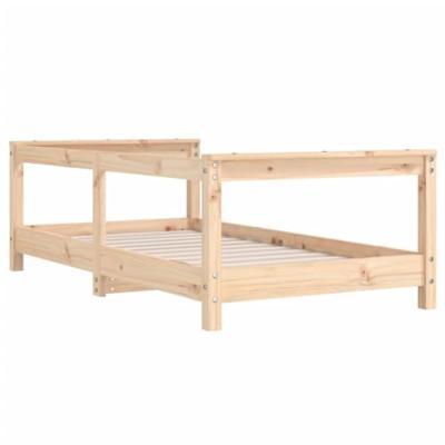 Kinderbedframe 70x140 cm massief grenenhout - thumbnail