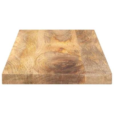 Tafelblad rechthoekig 90x40x2,5 cm massief mangohout