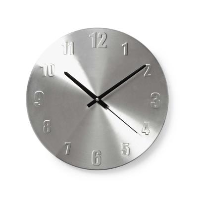 Ronde wandklok | Diameter 30 cm | Aluminium