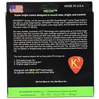 DR Strings NGB5-45 Hi-Def Neon green 45-125 set 5 snaren voor elektrische basgitaar - thumbnail