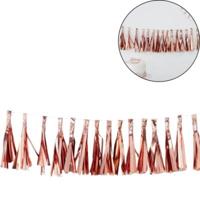 Ginger Ray tasselslinger roségoudkleurig 2 m | 20 stuks - thumbnail