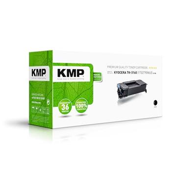 KMP Toner vervangt Kyocera TK-3160 Compatibel Zwart 14000 bladzijden K-T80 2917,0000