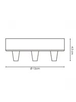 Light depot - plafondkap metaal 3 lichts - wit - Outlet - thumbnail