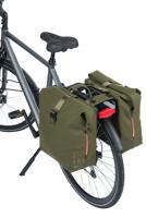 BASIL Dubbele fietstas soho nordlicht mik 41 liter 31 x 13 x 37 cm - mosgroen - thumbnail