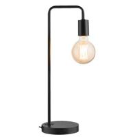 Tafellamp Praag - mat zwart - 49,5x15x19 cm - Leen Bakker - thumbnail