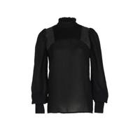 Eksept by Shoeby blouse Lilo zwart - thumbnail