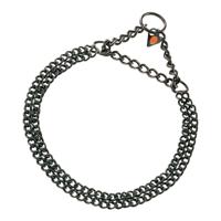 Hondenhalsband Hs Sprenger Zwart 2 mm Dubbel Schakels (60 cm) - thumbnail