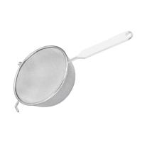 Metaltex Zeef 20 cm Staal/Kunstrof Wit - thumbnail