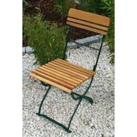 Bistrostoel - Verzinkt staal Robinahout - Groen Bruin - thumbnail