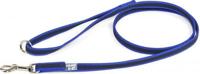 Antislip Hondenriem - 14mm x 1,2m - Met Handvat & O-ring - Blauw - thumbnail