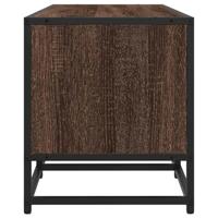 Tv-meubel 120x35x41 cm bewerkt hout metaal bruin eikenkleur - thumbnail