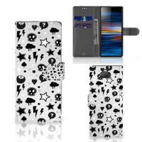 Telefoonhoesje met Naam Sony Xperia 10 Silver Punk - thumbnail