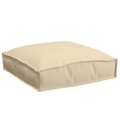VidaXL Kussen 2 pcs beige 40 x 40 x 8 cm oxford stof