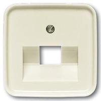 Busch-Jaeger inzetplaat voor UAE datadoos 1-voudig creme 1803-212 - thumbnail