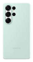 Samsung Silicone Silicon Case Samsung Galaxy S25 Ultra Mint Stootbestendig - thumbnail