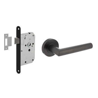 Intersteel Compleet deurklinksetBastian antraciet - 0029.169398