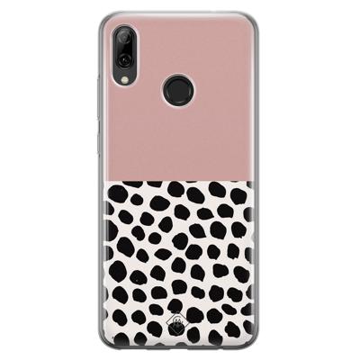 Huawei P Smart 2019 siliconen hoesje - Pink dots Huawei P Smart 2019 siliconen hoesje - Pink dots