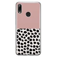 Huawei P Smart 2019 siliconen hoesje - Pink dots - thumbnail
