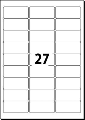 Sigel LA210 Universele etiketten 63.5 x 29.6 mm Papier Wit 675 stuk(s) Weer verwijderbaar Inkjet, Laser (zwart/wit), Laser (kleur), Kopiëren (zwart/wit), Sigel LA210 Universele etiketten 63.5 x 29.6 mm Papier Wit 675 stuk(s) Weer verwijderbaar Inkjet, Laser (zwart/wit), Laser (kleur), Kopiëren (zwart/wit),