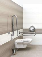 Handgreep U-Vorm Sapho Handicap 60 cm Roestvrij Staal - thumbnail