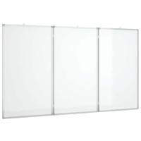 Whiteboard magnetisch inklapbaar 150x80x1,7 cm aluminium - thumbnail