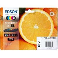 Epson C13T33574021 26.7ml 12.2ml Zwart, Cyaan, Magenta, Geel inktcartridge - thumbnail
