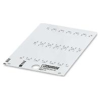 Phoenix Contact 0828773 US-WMTB (44X15) Adermarkering Montagemethode: Rijgen Markeringsvlak: 44 x 15 mm Wit Aantal markeringen: 120 10 stuk(s) - thumbnail