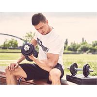Dumbellset 20 kg Gietijzer incl. Koffer - thumbnail