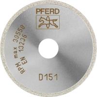 PFERD TOOLS 68405025 D1A1R 50-1,4-10 D 151 GAD Diamanten doorslijpschijf Diameter 50 mm Boordiameter 10 mm Duroplast, Glas, Hardmetaal, Schurende materialen, - thumbnail