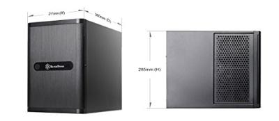 SilverStone SST-DS380B mini tower behuizing