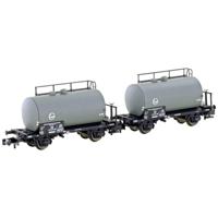Hobbytrain H24801 N 2-delige set lichte ketelwagens EVA van de DB EVA - thumbnail