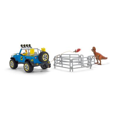 Schleich Off-road voertuig met dino wachtpost