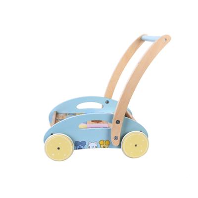 Rubo Toys Woezel en pip baby blokkenkar loopwagen - thumbnail