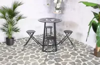 Barset Columbus 4-persoons Inklapbaar - thumbnail