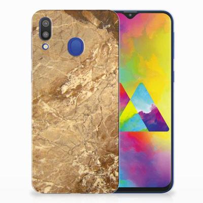 Samsung Galaxy M20 (Power) | TPU | Siliconen hoesje | Marmer Creme