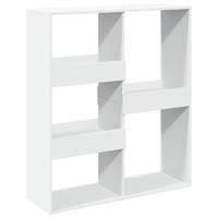 Kamerscherm 100x33x135 cm bewerkt hout wit - thumbnail