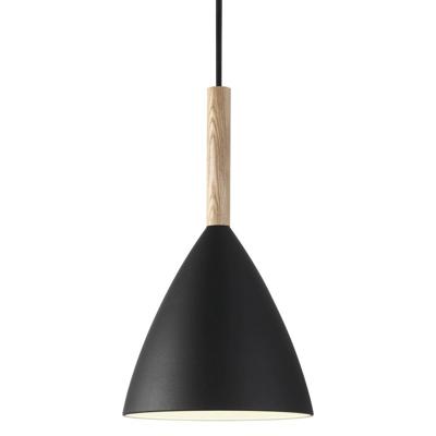 Hanglamp zwart hout &apos;Pure 20&apos; E27 Design for the People